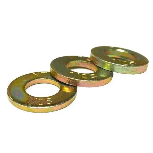 Alt view image 4 of 5 - 1/4" 5/16" 3/8" 7/16" 1/2" Grade 8 SAE Extra Thick Flat Washer Assortment Kit - 168 Pieces!