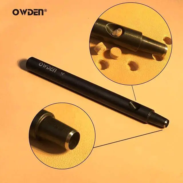 Alt view image 3 of 7 - Professional 13 Pcs Leather Hole Punch Set, Slim Style.1.0-12MM