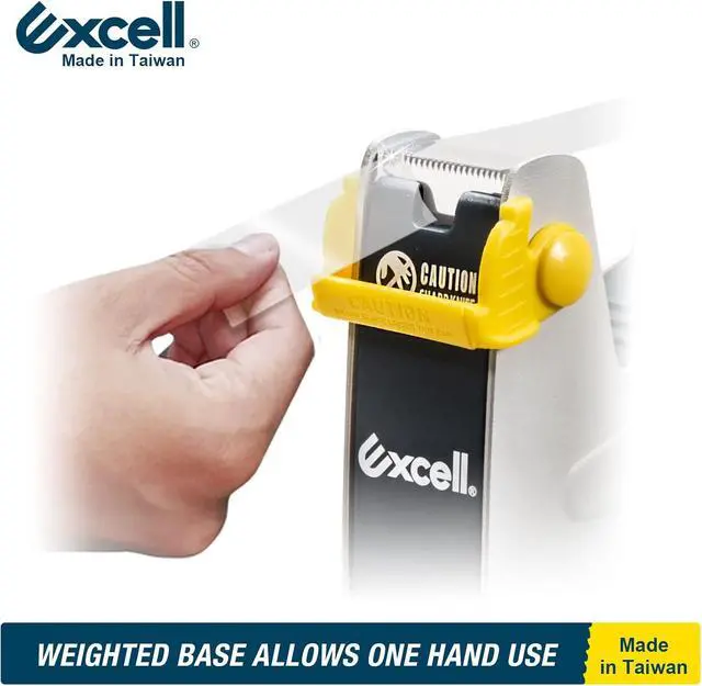 Alt view image 3 of 5 - ET-117 Heavy Duty Steel Desk Tape Dispenser 1" Wide 3" Core