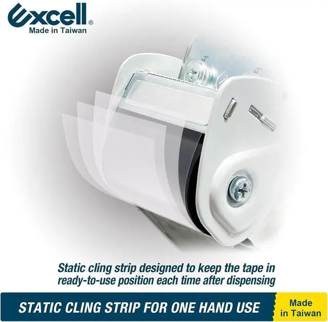 Alt view image 5 of 6 - EXC-828PL Heavy Duty Tape Dispenser, 2" Wide, 3" Core, 1 Pack