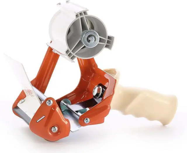 Main image of Heavy Duty Metal Frame Packing Tape Dispenser Gun, 3 inch, Orange