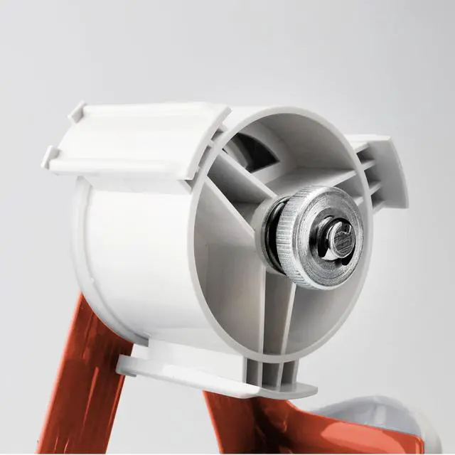 Alt view image 6 of 6 - Heavy Duty Metal Frame Packing Tape Dispenser Gun, 3 inch, Orange