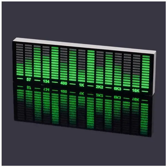 Main image of Spectrum Analyzer, Audio Visualizer, Sound Control Light, LED Music Spectrum Display for Gaming Room Car Decoration, for Ambient Lighting, Decoration, etc