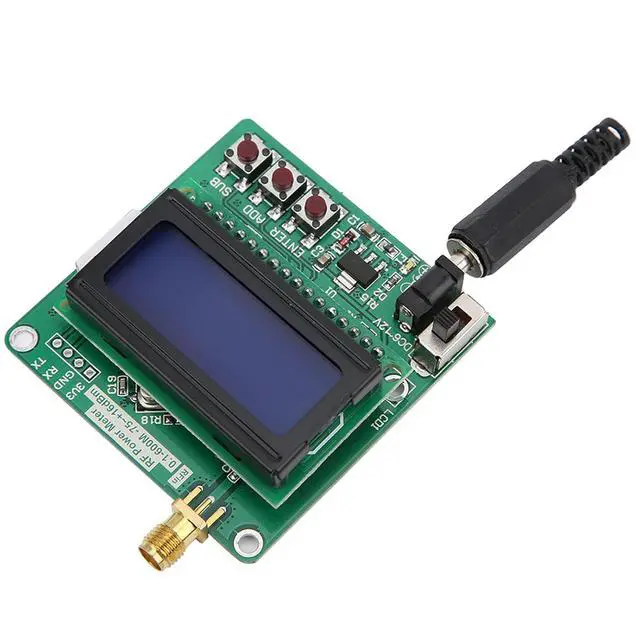Alt view image 4 of 7 - RF Power Meter, 1-8000MHz -605 DBm Settable Power Attenuation Digital Display of Strength, RF Logarithmic Detector Amplifiers