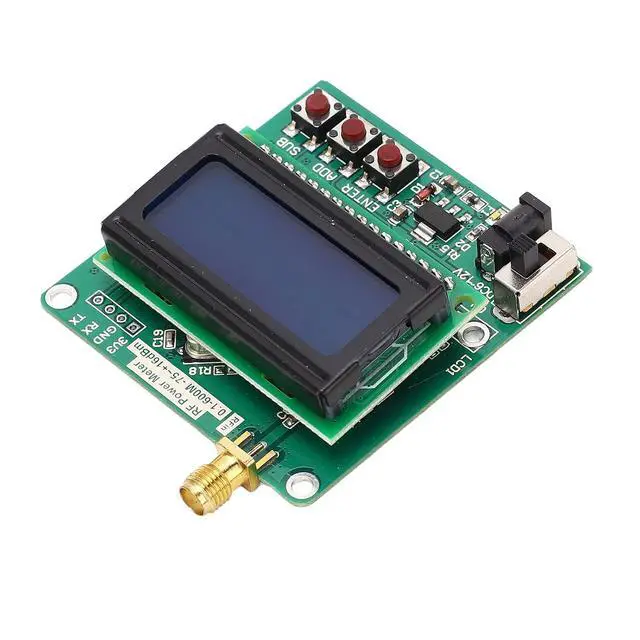 Alt view image 3 of 7 - Digital Rf Power Meter, 0.1-600 MHz, -75 to +16 dBm, SMA K Output, Logarithmic Detector AD8317