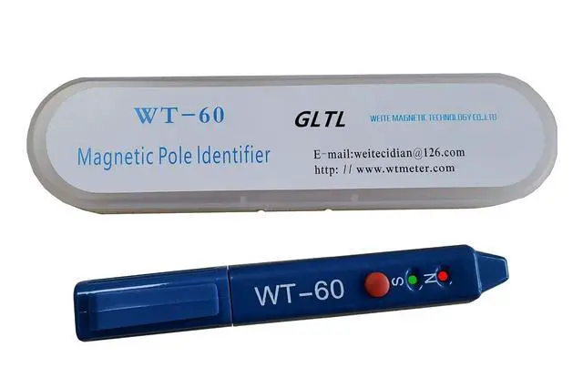 Alt view image 2 of 6 - Magnetic Polarity Tester with ±5mT Sensitivity, One-Button Operation for Electric Motors/Coils/Magnets Assembly - LED N/S Detection Pen, Portable Gauss Meter with 10-Hour Battery