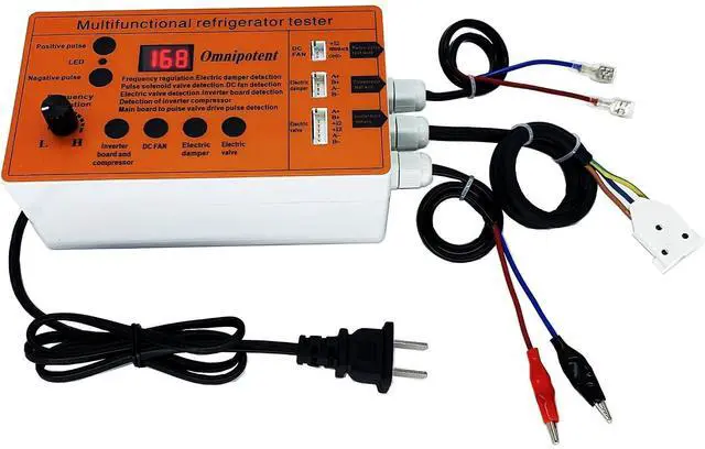 Main image of Multifunctional Refrigerator Compressor Tester, Refrigerator Inverter Compressor Pulse Solenoid Tester, DC Fan Damper Electric Valve Fault Detector