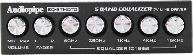Alt view image 3 of 5 - 5 Band Graphic Equalizer with 7 V Line Driver (EQ-57MOTO)