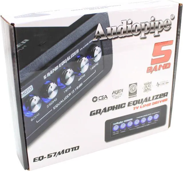 Alt view image 5 of 5 - 5 Band Graphic Equalizer with 7 V Line Driver (EQ-57MOTO)
