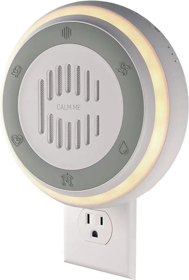 Main image of Wall Plug in White Noise Sound Machine for Office Privacy & Noise Canceling, White Noise Machine for Sleeping Adults & Baby, Therapy Noise Blocker with 20 Soothing Sounds & Nightlight by .
