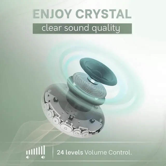 Alt view image 2 of 7 - Wall Plug in White Noise Sound Machine for Office Privacy & Noise Canceling, White Noise Machine for Sleeping Adults & Baby, Therapy Noise Blocker with 20 Soothing Sounds & Nightlight by .