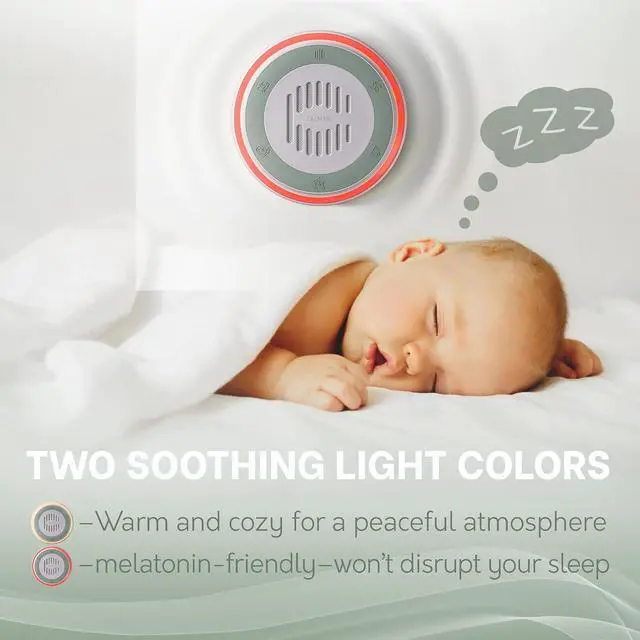 Alt view image 5 of 7 - Wall Plug in White Noise Sound Machine for Office Privacy & Noise Canceling, White Noise Machine for Sleeping Adults & Baby, Therapy Noise Blocker with 20 Soothing Sounds & Nightlight by .