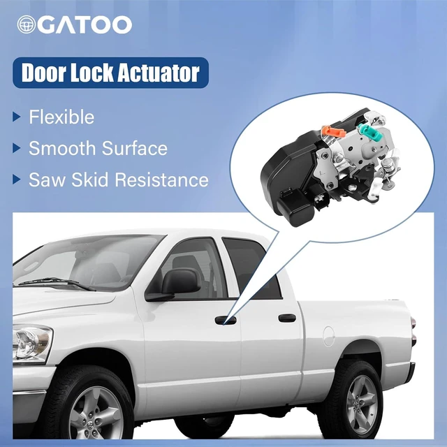 Alt view image 4 of 7 - Front Left Driver-Side Door Lock Latch Actuator for Dodge Ram 2003-2010