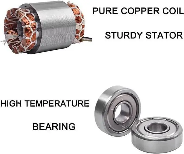 Alt view image 4 of 7 - Vibrating Motor Speed Controller, 30W Mini Industrial Motor, Single Phase Aluminum Alloy, AC 110V 3600rpm Shaker Table