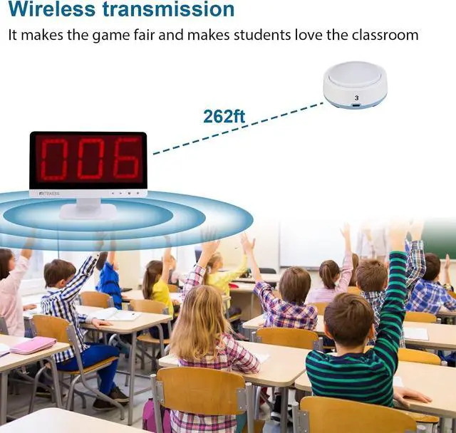 Alt view image 4 of 7 - TM101 Wireless Quiz Buzzer System,Buzzers for Game Show(1-10)