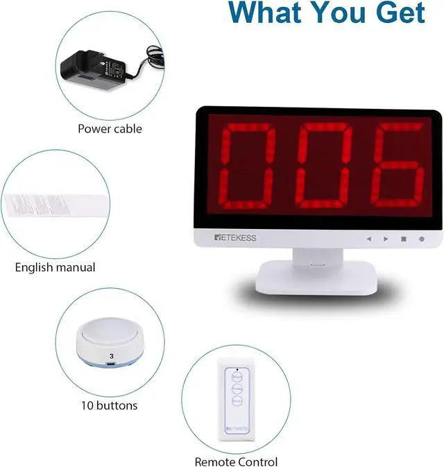 Alt view image 7 of 7 - TM101 Wireless Quiz Buzzer System,Buzzers for Game Show(1-10)