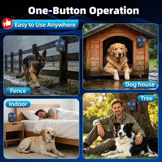 Alt view image 3 of 7 - Anti Barking Device, Rechargeable Dog Barking Control Devices
