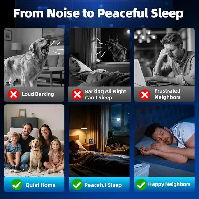 Alt view image 5 of 7 - Anti Barking Device, Rechargeable Dog Barking Control Devices