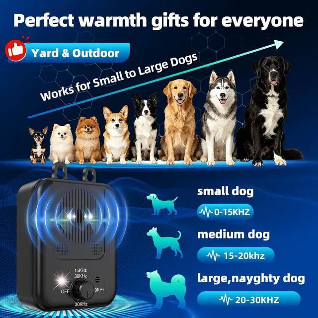 Alt view image 6 of 7 - Anti Barking Device, Rechargeable Dog Barking Control Devices