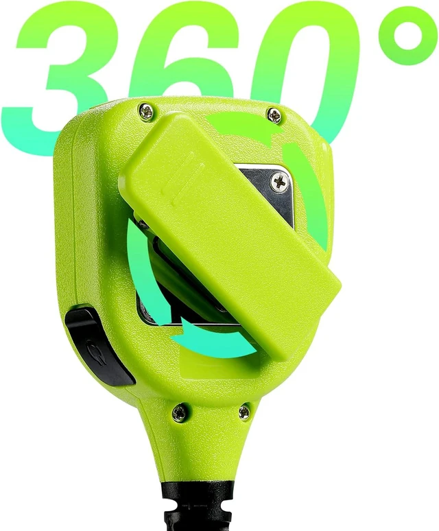 Alt view image 6 of 7 - Waterproof 2-Pin Shoulder Speaker Mic Two-Way Radio Microphone with 3.5mm Audio Jack, Compatible with BaoFeng GT-5R/UV-5R, BTECH, Kenwood & Retevis Walkie Talkies
