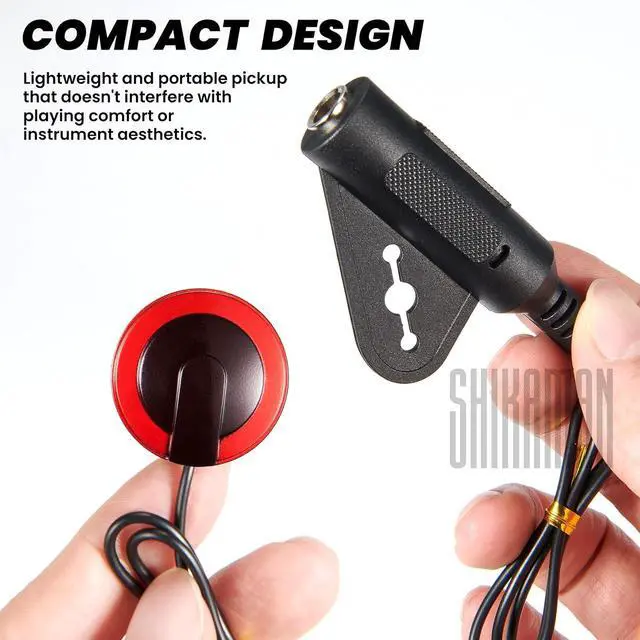 Alt view image 3 of 6 - Piezo Contact Microphone Pickups for Guitar, Violin, Viola, Cello, Banjo, Ukulele, Mandolin and More (24 Pack)
