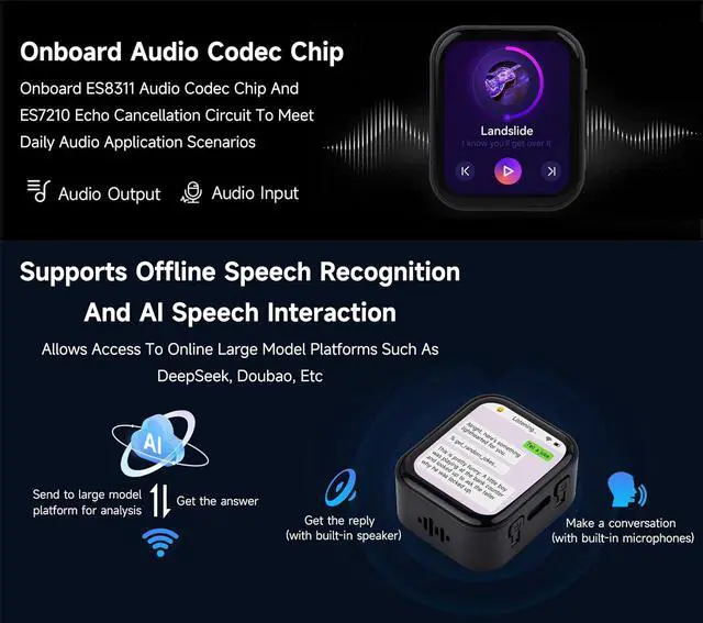 Alt view image 4 of 7 - ESP32-S3 1.83inch Touch Display Development Board, 240 x 284, Wi-Fi/BLE 5