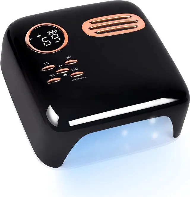 Main image of 72W Cordless UV LED Nail Lamp for Gel Polish, Rechargeable Nail Polish Dryer Gel Machine for Manicure and Pedicure, Fast Nail Polish Curling Lamp with 4 Timer Setting Automatic Sensor