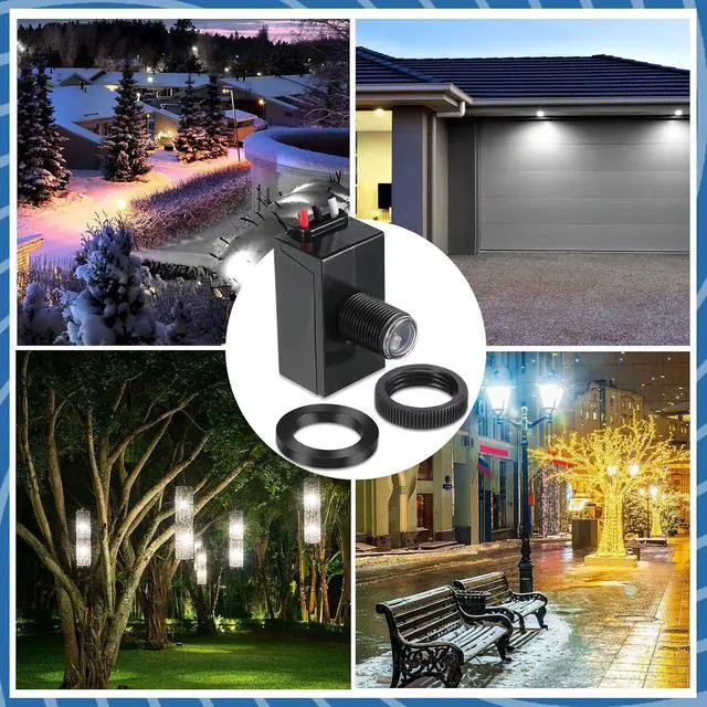 Alt view image 7 of 7 - 12 Packs Dusk to Dawn Sensor for Outdoor Lighting 100-277V Photoelectric Switch Photocell Light Sensor Electric Eye Sensor Photo Control Switch Lamp Post Light Sensor for Most Outdoor Lighting Bulbs