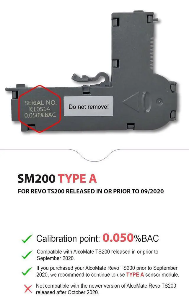 Alt view image 4 of 4 - Revo SM200 Type A Replacement Sensor Hightly Accurate Pre-Calibrated Intelligent Sensor, No Calibration Needed, Patented Prism Tech, Easy Swap, Perfect for Workplace & Professional Use