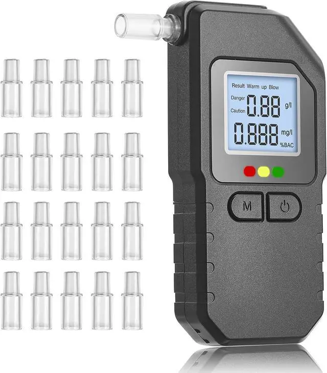 Main image of Breath Alcohol Tester, Breathalyzer, Dual Sensor, BAC Detector