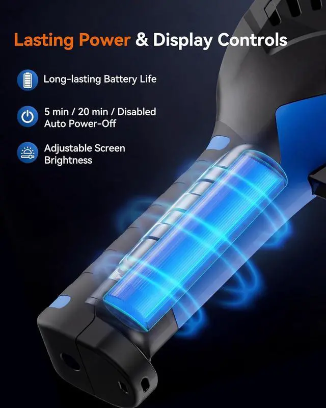Alt view image 2 of 7 - Infrared Thermal Imaging Camera, 240x240 TISR Resolution, 25Hz Refresh Rate, -4°F to 1022°F, Adjustable Emissivity, Hot/Cold Spot Detection, LED Light for HVAC, Electrical & Home Inspection