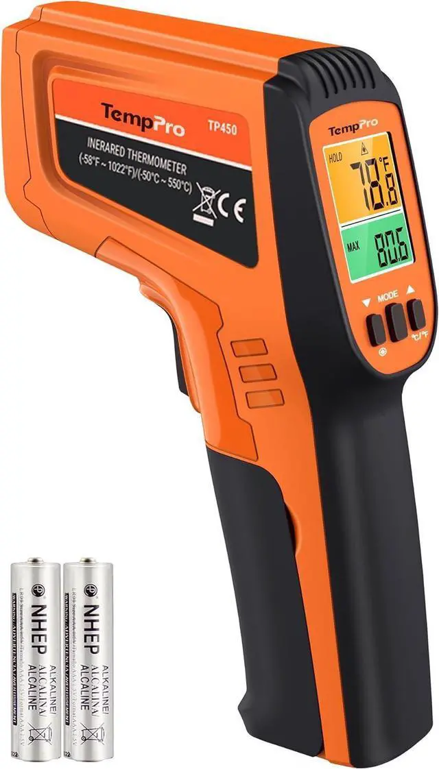 Main image of TempScan Infrared Thermometer Gun with 2 Laser for Pizza Oven Grill