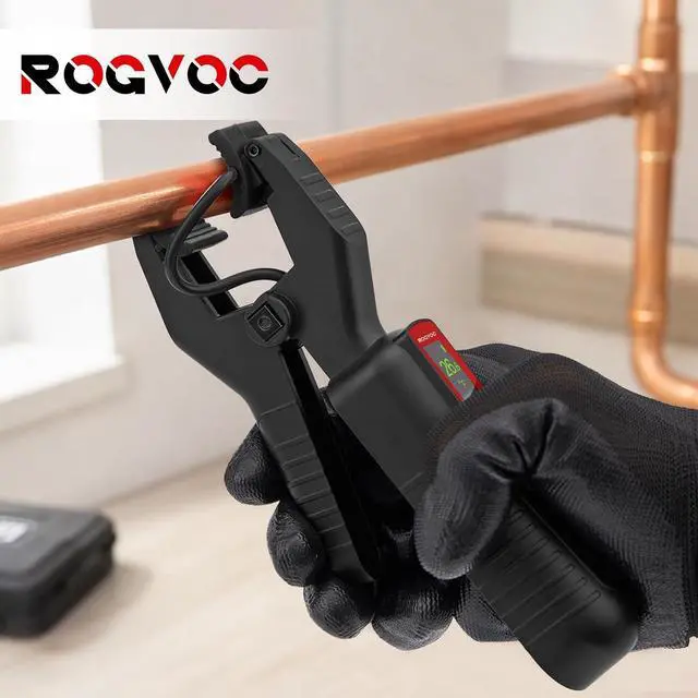 Alt view image 2 of 7 - HVAC Digital Pipe Clamp Thermometer