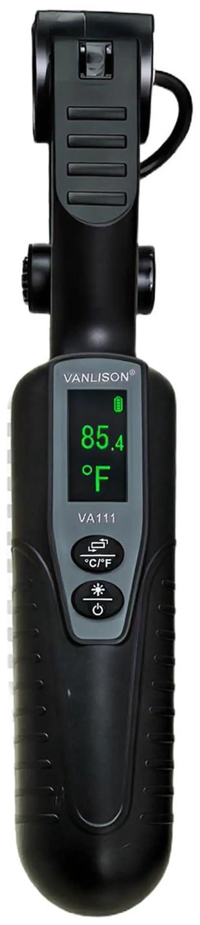 Alt view image 2 of 7 - Clamp On Wireless Temperature Probe High Accuracy Pipe Thermometer Meter for HVAC, Refrigeration & AC Systems, Range -58°F to 302°F, Battery-Powered, Easy-Read Display with Backlight