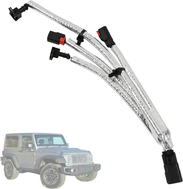 Main image of 68085202AD Ignition Knock Detonation Sensor Harness Compatible with Jeep Wrangler 2012-2016 & Ram 1500 2013-2016 3.6L V6, Replaces 68085202AB 68085202AC