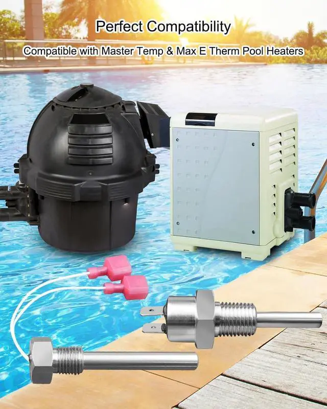 Alt view image 2 of 6 - Pool Heater Repair Kit Fit for Master Temp and Max E Therm Pool Heaters