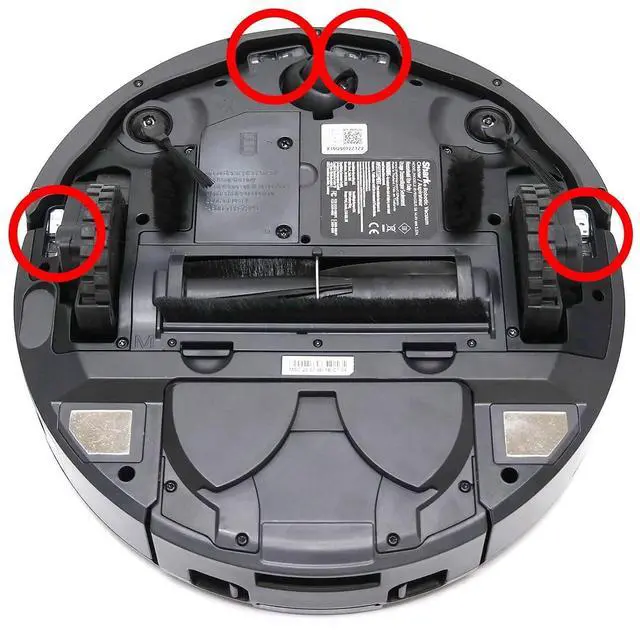 Alt view image 5 of 5 - Replacement Cliff Drop Infrared Side Sensors for Shark IQ Robot Vacuums RV1001AE RV912S RV913S RV1000S QR1000SG AV1002AE AV1010AE AV911S QR1000SB UR1000SR UR1005AE RV1101ARUS UR1105ARUS