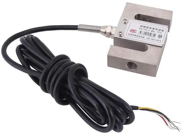 Alt view image 6 of 7 - Portable S type Beam High Precision Load Cell Scale Sensor 50/100/ 300/2000 KG for Hopper Weight High Pressure Tension Weighing(100kg)