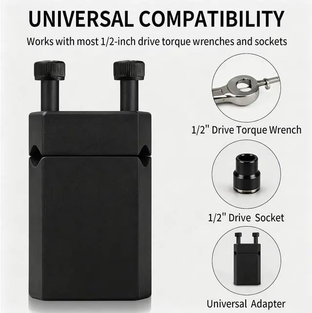 Alt view image 7 of 7 - Adjustable Torque Wrench Adapter Tool, Universal Torque Multiplier