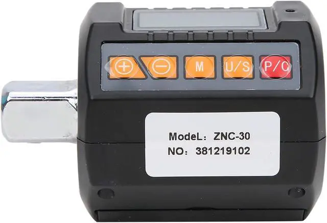 Alt view image 2 of 7 - Digital Torques Adapter, Wrench Adapter, Torsion Meter Portable, 1/2 Drive, High Accuracy with 2 x Conversion Head (1/4 and 3/8) & 1 x Screwdriver for Family Labor