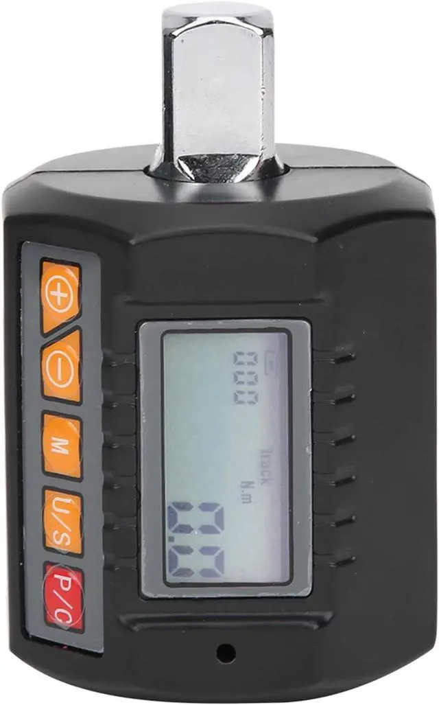 Alt view image 3 of 7 - Digital Torques Adapter, Wrench Adapter, Torsion Meter Portable, 1/2 Drive, High Accuracy with 2 x Conversion Head (1/4 and 3/8) & 1 x Screwdriver for Family Labor