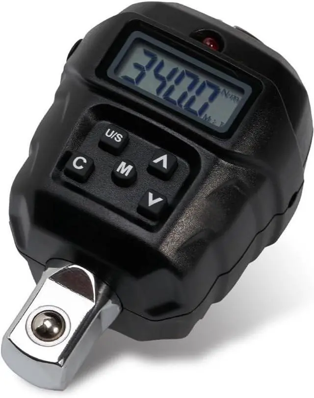 Main image of Tools 1/2 inch Digital Torque Adapter, 12.5-250.7 ft-lbs (17-340 N-m) Torque Range ±3% Accuracy, LED and Buzzer Notification, Preset Memory, ISO 6789 Tested and Calibrated (TD4N-T340CN)