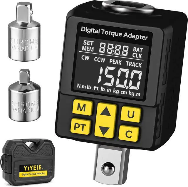 Main image of 1/2" Digital Torque Wrench Adapter, 7.5-150Ft-lb (±2% Accuracy)