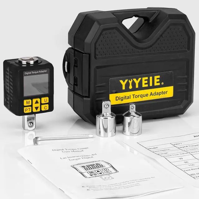 Alt view image 7 of 7 - 1/2" Digital Torque Wrench Adapter, 7.5-150Ft-lb (±2% Accuracy)