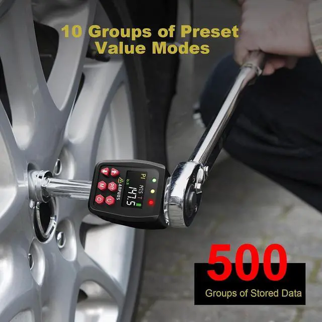 Alt view image 4 of 7 - 1/2" Digital Torque Adapter, 7.4-147.5 Ft-lb/10-200 Nm, ±1% Accuracy