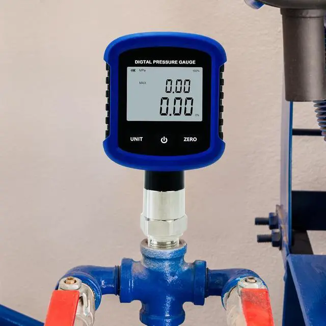 Alt view image 7 of 7 - S281 High Precision 10000PSI 70Mpa Digital Hydraulic Pressure Gauge 0.2% FS Accuracy Air Manometer 1/4 Inch NPT Thread with Bluetooth Connection for Mobile Phone and 330° Rotation