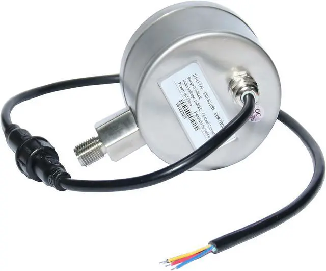 Alt view image 3 of 5 - 230PSI-NPT Digital Pressure Switch Controller,Pressure Gauge,Pressure Sensor for Water Pump Air Compressor 110VAC