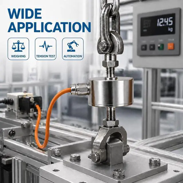Alt view image 5 of 7 - 50kg Mini Load Cell Sensor for Tension Compression Testing