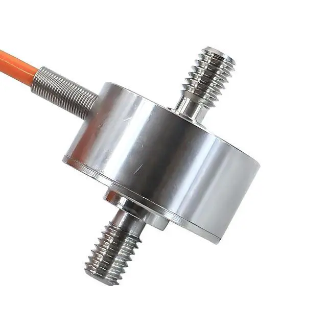 Main image of Load Cell Force Sensor, 0.1% High Precision Stainless Steel Tension Compression Sensor for Industrial Weighing & Force Measurement with 3m Cable (0-10KG)