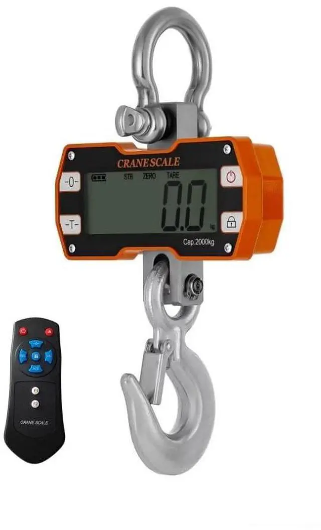 Main image of 2000kg 4000 lb Heavy Duty Crane Scale, Orange